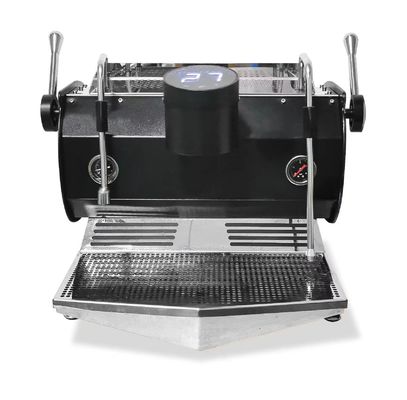 6.0L 더블 보일러 라테 커피 메이커 3 파우더 그릇과 58mm 고형 나무 손잡이