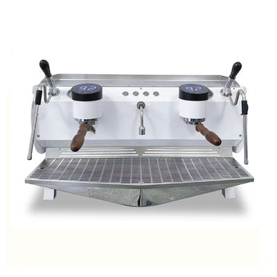 6.8Kw 상용 반 자동 듀얼 그룹 에스프레소 커피 머신