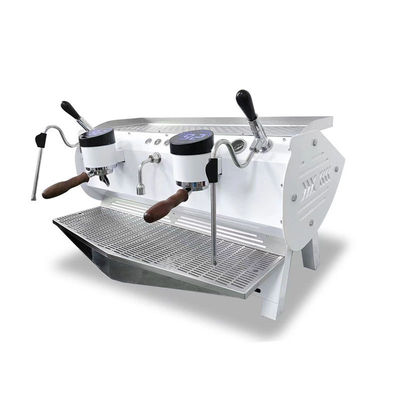 6.8Kw 상용 반 자동 듀얼 그룹 에스프레소 커피 머신