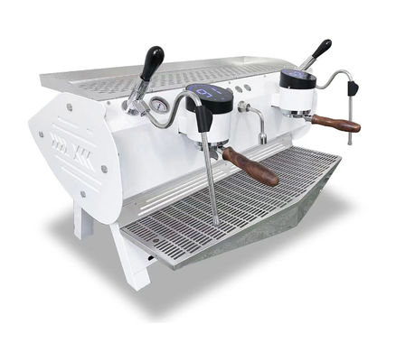6.8Kw 상용 반 자동 듀얼 그룹 에스프레소 커피 머신