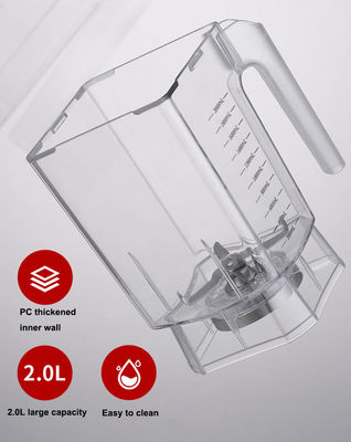 1.5L 고전력 스무시 밀크 쉐이크 믹서 23000±1000 rpm 순수 구리 모터